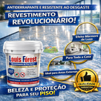 Revestimento de Piso Epóxi com Acabamento de Mármore de Alto Brilho 🔥Estoque Limitado🔥